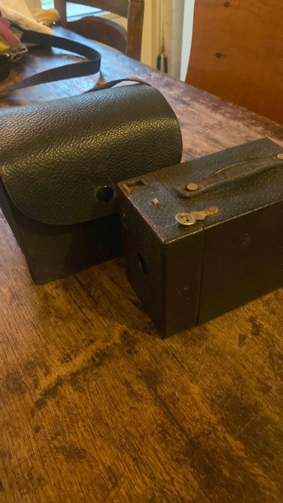 Kodak Brownie No. 2A Box Camera plus tasje, Ophalen of Verzenden, Gebruikt, Compact, Kodak
