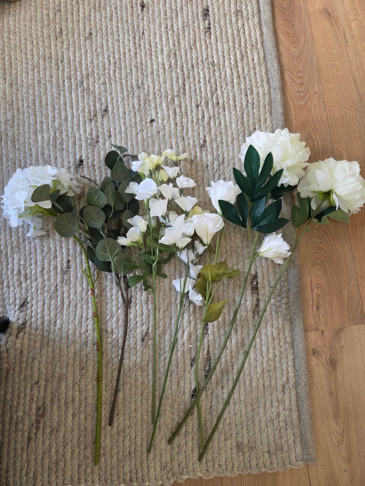 Kunstbloemen wit, Huis en Inrichting, Woonaccessoires | Kunstplanten en Kunstbloemen, Ophalen, Zo goed als nieuw