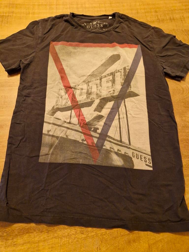 Mooi shirt van Guess Maat S, Ophalen of Verzenden, Zo goed als nieuw, Zwart