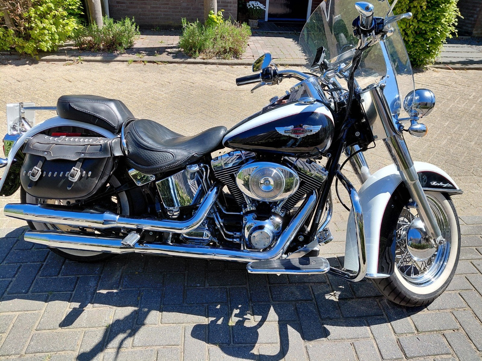 Harley davidson, heritage softail de luxe, 2 cilinders, Chopper, Gebruikt, 1449 cc