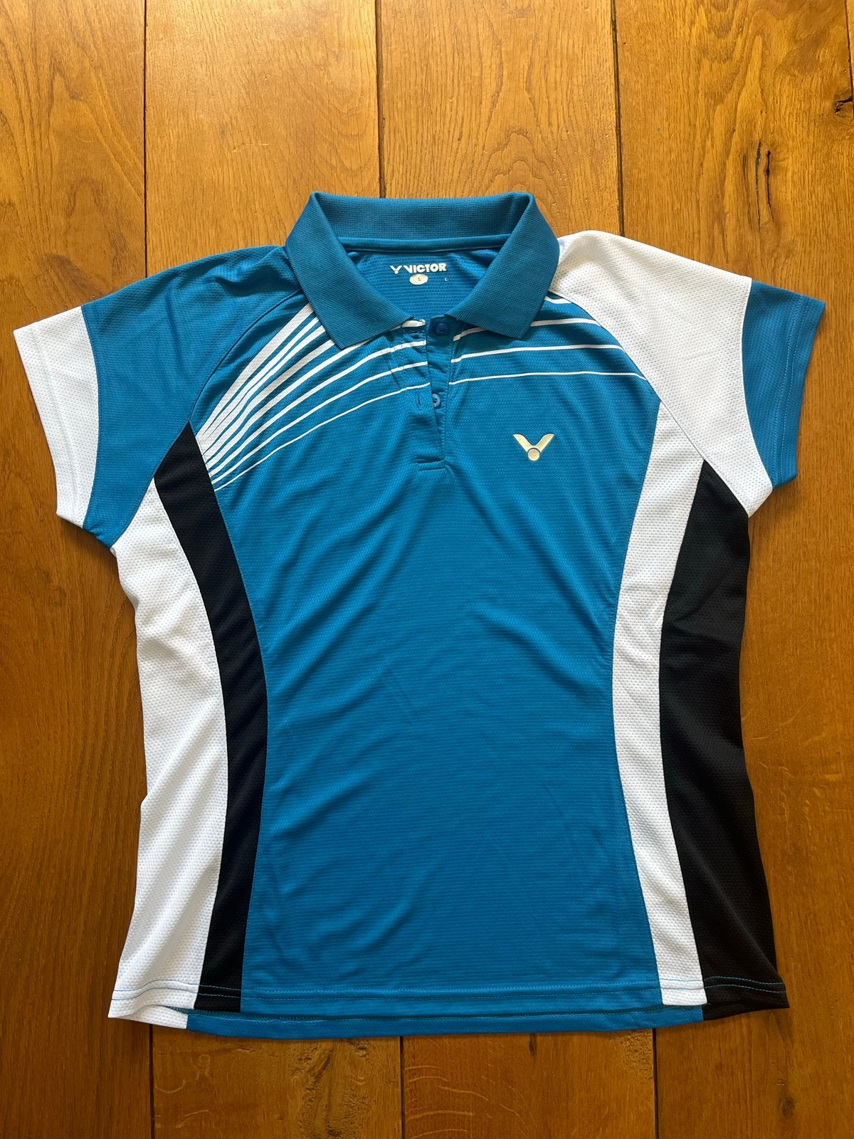 Sportshirt racketsport Victor - dames L, Blauw, Maat 42/44 (L), Ophalen of Verzenden, Zo goed als nieuw