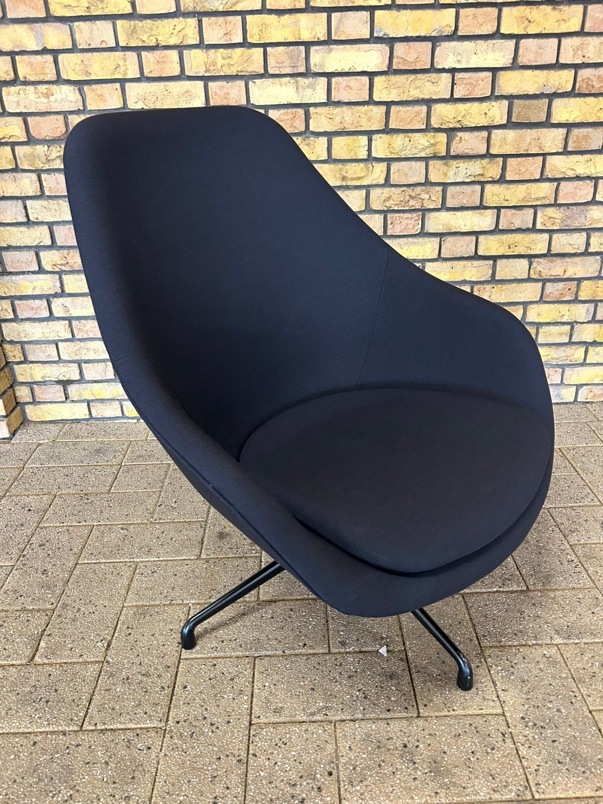 2 Hay AAL91 91 stoel fauteuil design modern zwart, Ophalen, Gebruikt, 75 tot 100 cm, Nvt