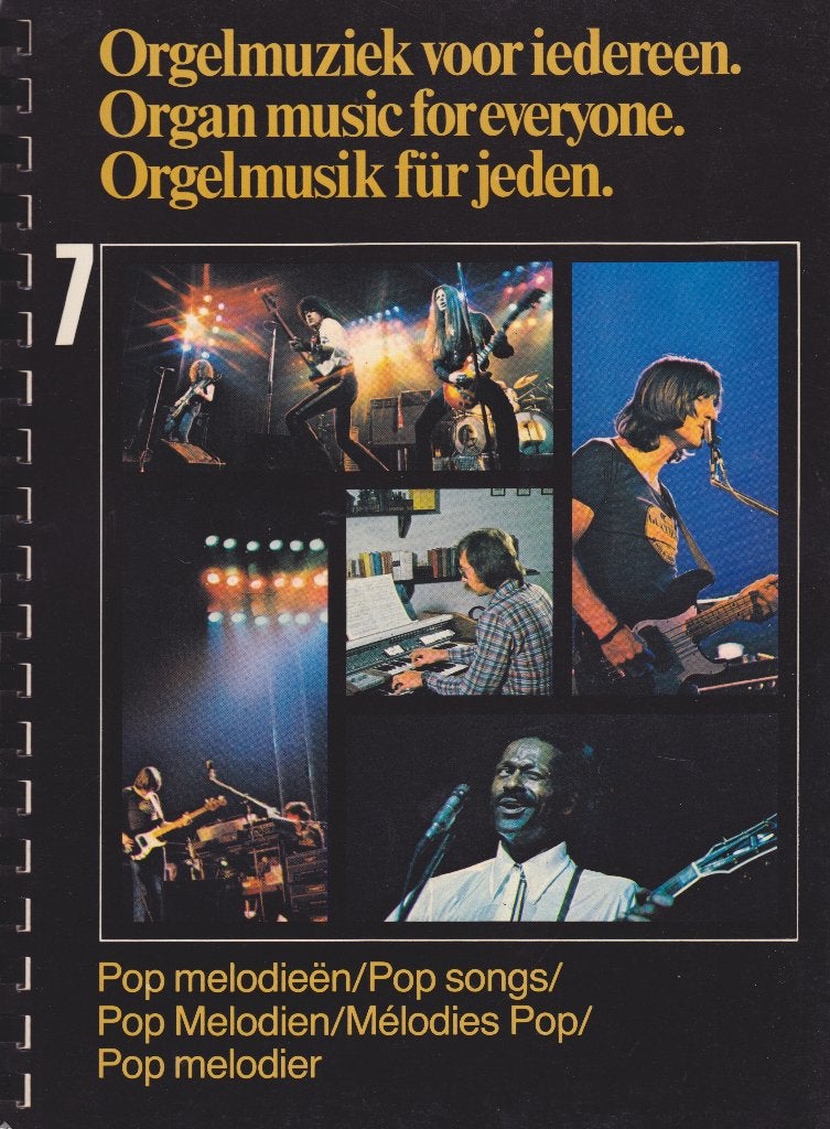 ORGELMUZIEK VOOR IEDEREEN - Pop Melodieen - DEEL 7, Muziek en Instrumenten, Bladmuziek, Ophalen of Verzenden, Gebruikt, Artiest of Componist