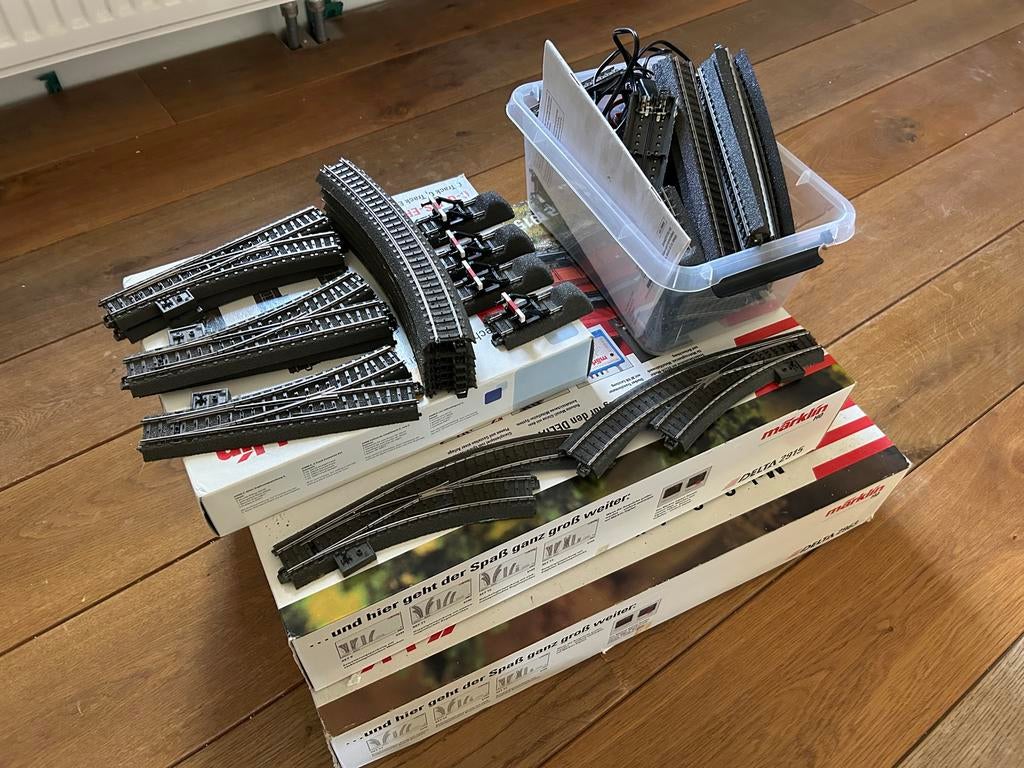 Märklin H0 Treinset en Rails Uitbreiding (DELTA 2915), Wisselstroom, Ophalen of Verzenden, Märklin, Gebruikt