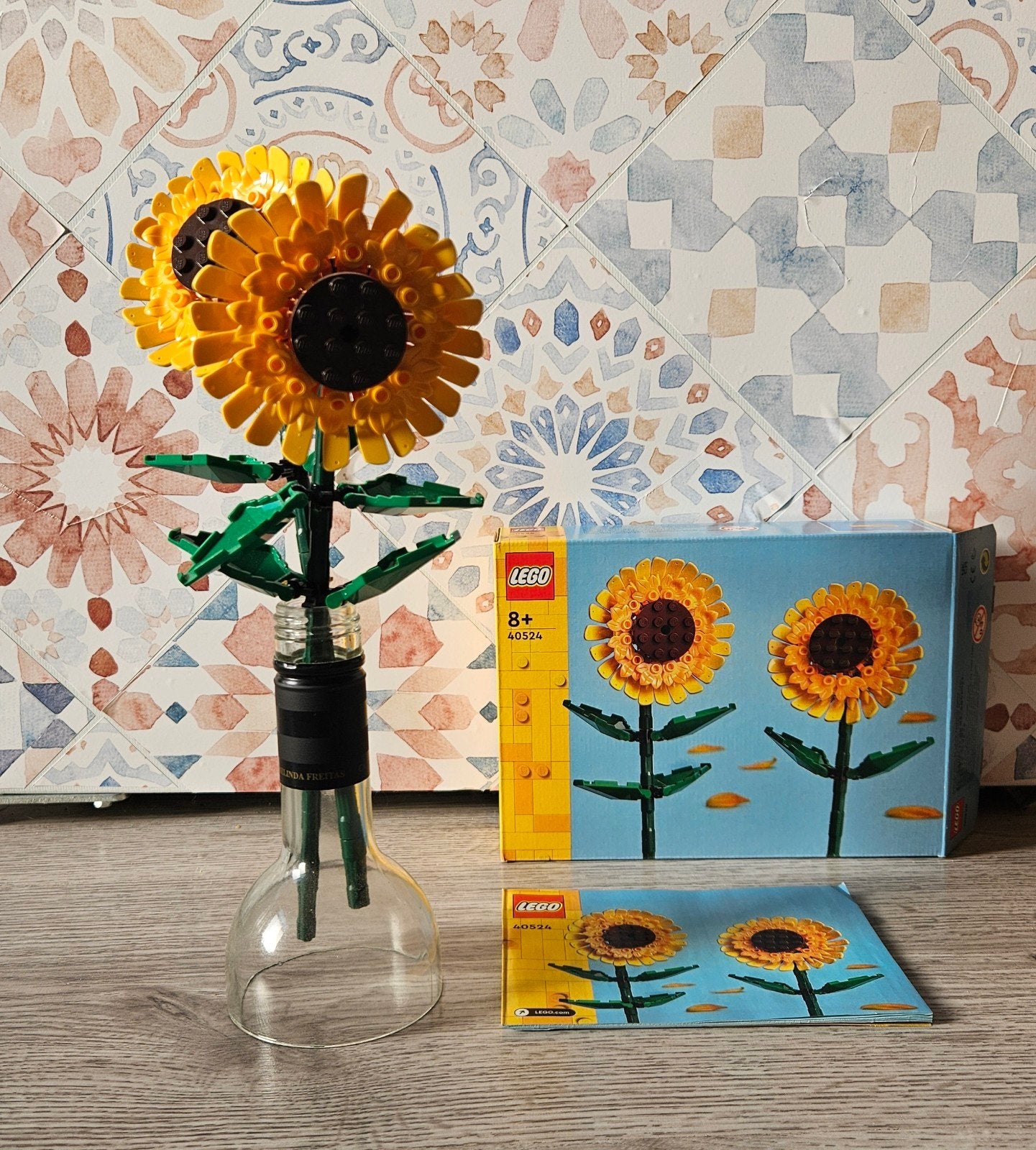 LEGO Zonnebloemen 40524 COMPLEET, Verzenden, Zo goed als nieuw, Overige merken