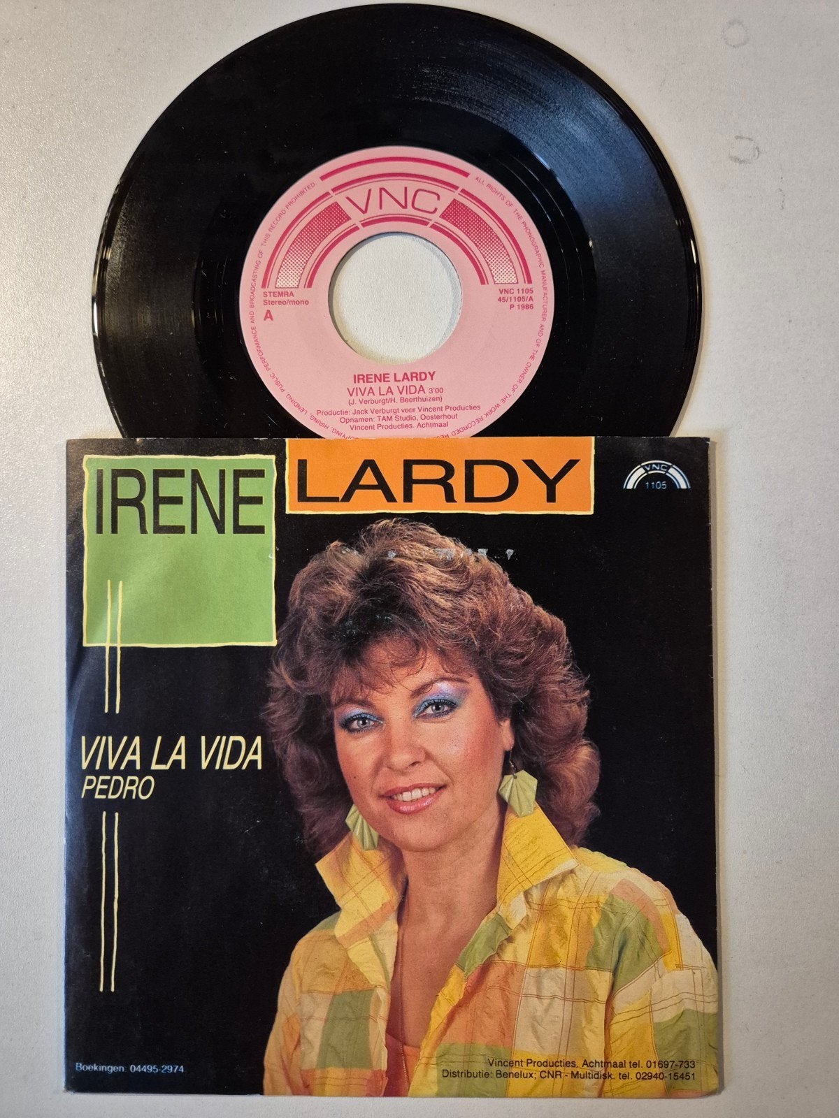 Irene Lardy-Viva la Vida, Cd's en Dvd's, Vinyl Singles, Ophalen of Verzenden, Zo goed als nieuw, Pop