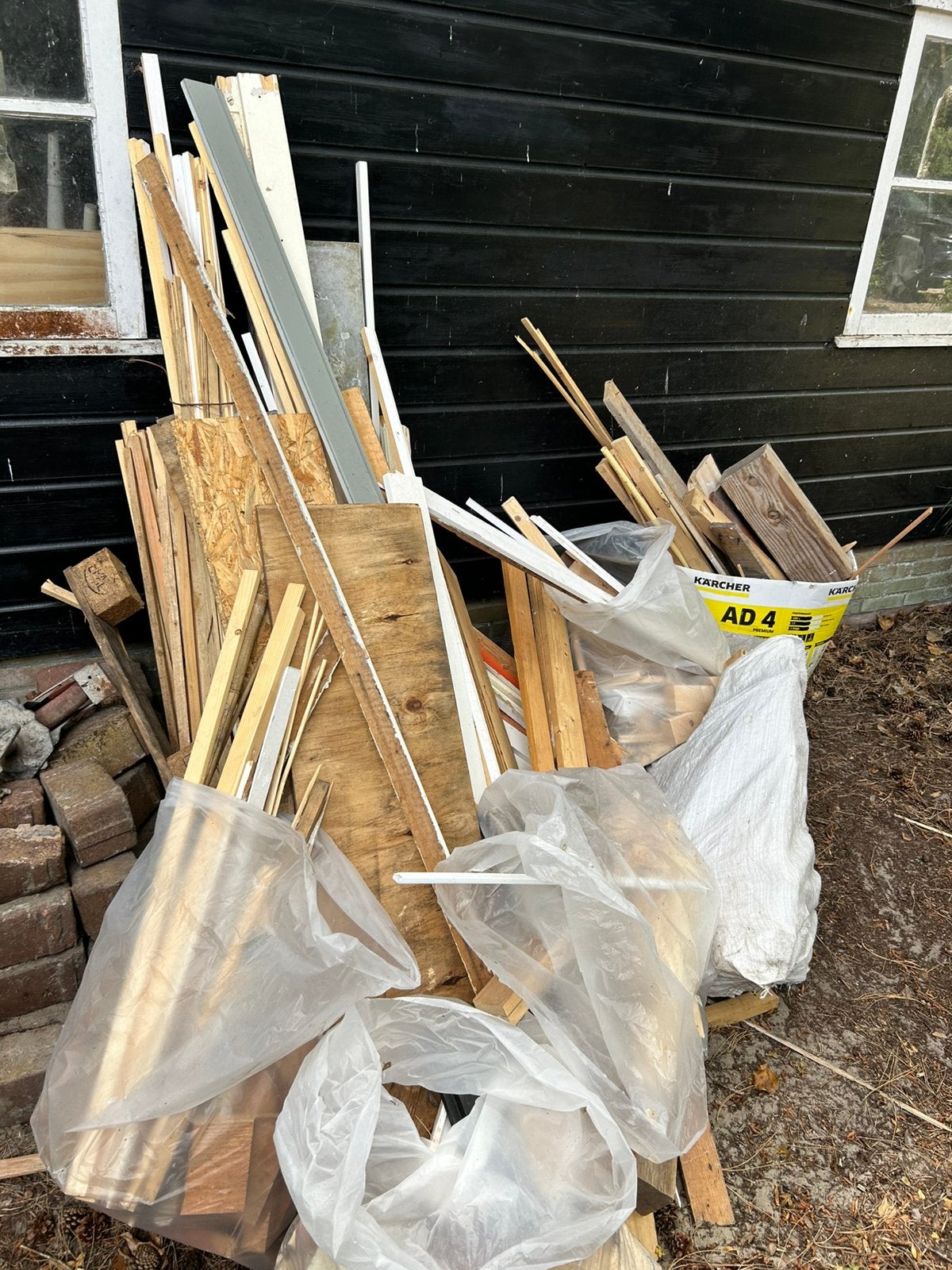 Gratis hout : voor in de kachel ?, Minder dan 3 m³, Ophalen