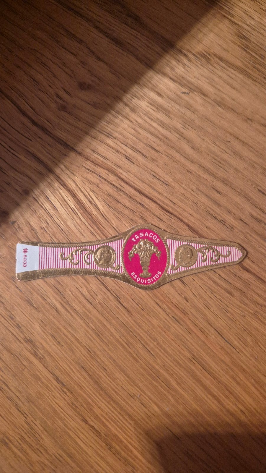 Sigarenbanden HS 8233, Verzamelen, Ophalen, Zo goed als nieuw, Sigarenbandjes