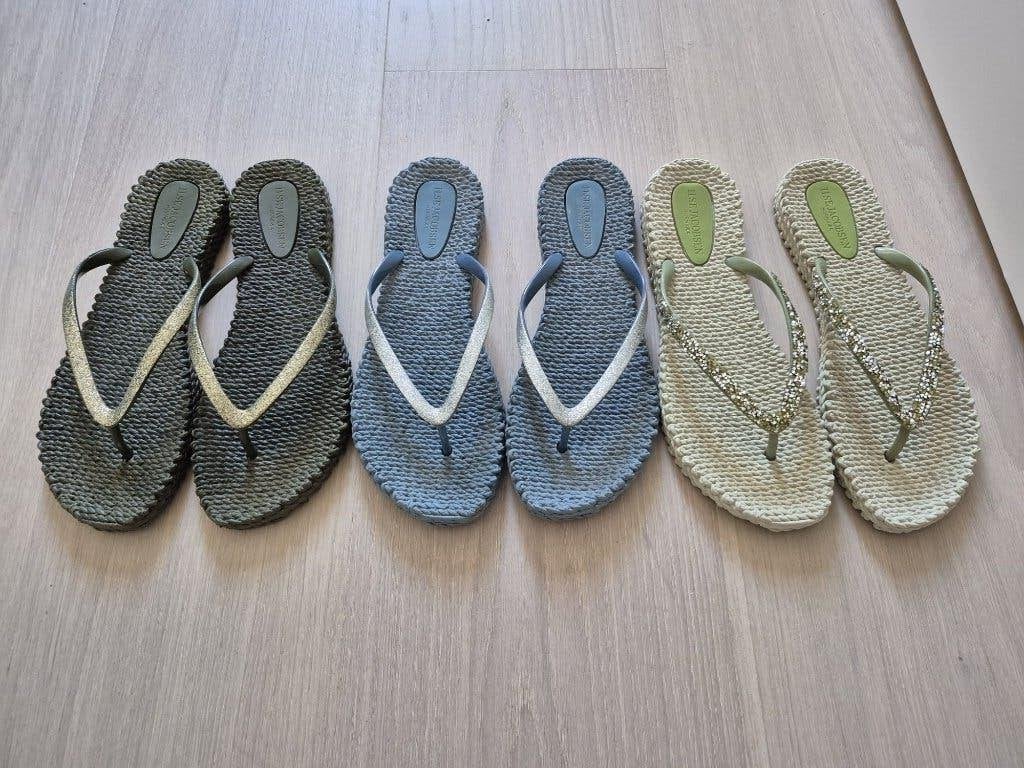 Z.g.a.n. meerdere Ilse Jacobsen slippers, maat 41, Slippers, Zwart, Ophalen of Verzenden, Ilse Jacobsen