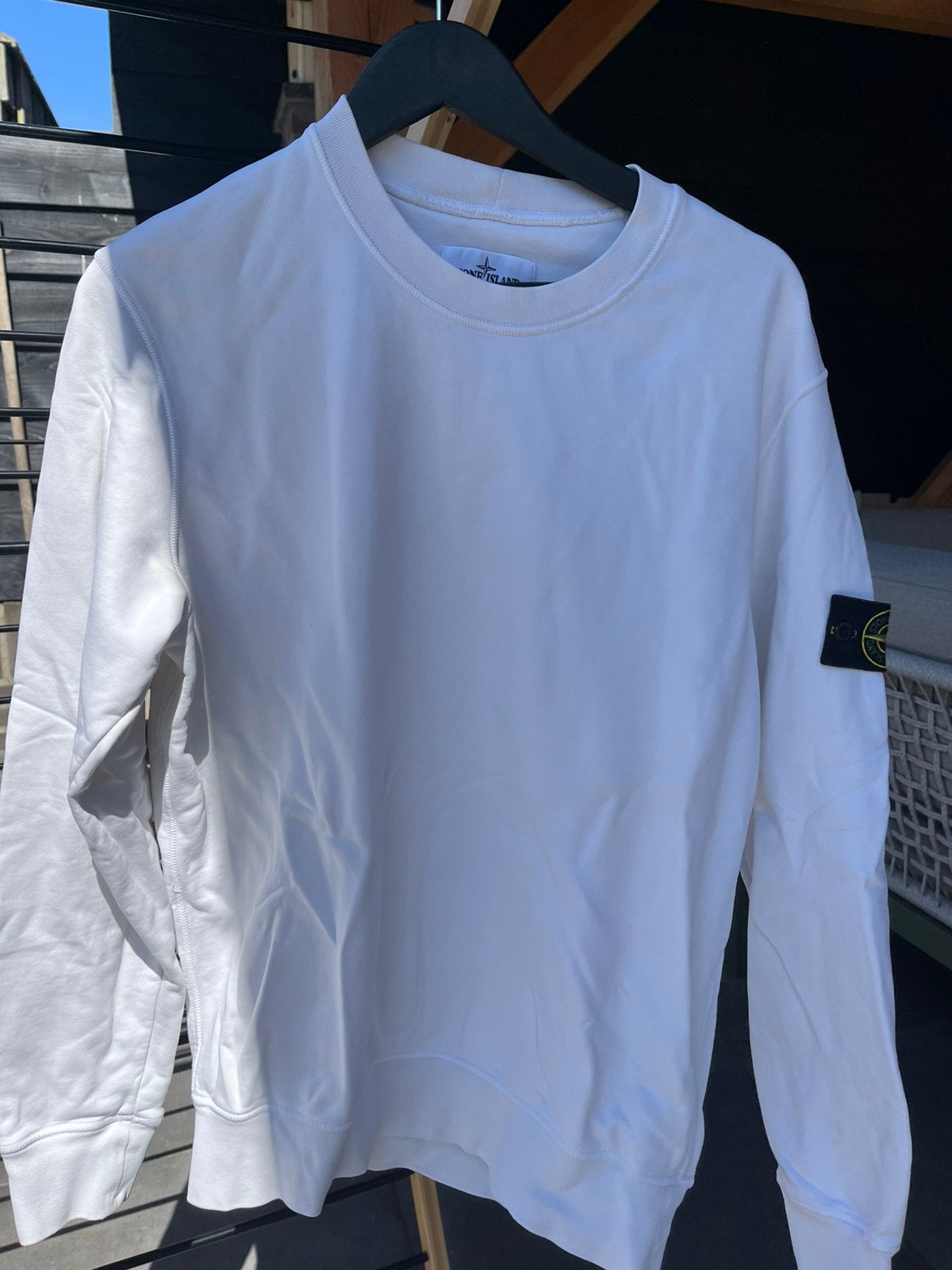 Stone Island trui wit, Ophalen of Verzenden, Nieuw, Maat 52/54 (L), Wit