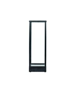 Windlicht zwart, Ophalen, Zwart, Nieuw, Metaal