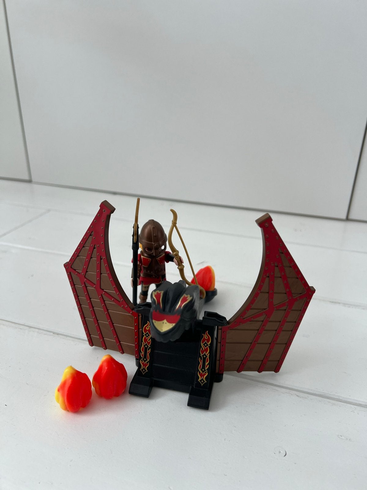 Playmobil Novelmore 70226 Vuurbal Katapult met Draak, Kinderen en Baby's, Speelgoed | Playmobil, Gebruikt, Complete set, Overige typen