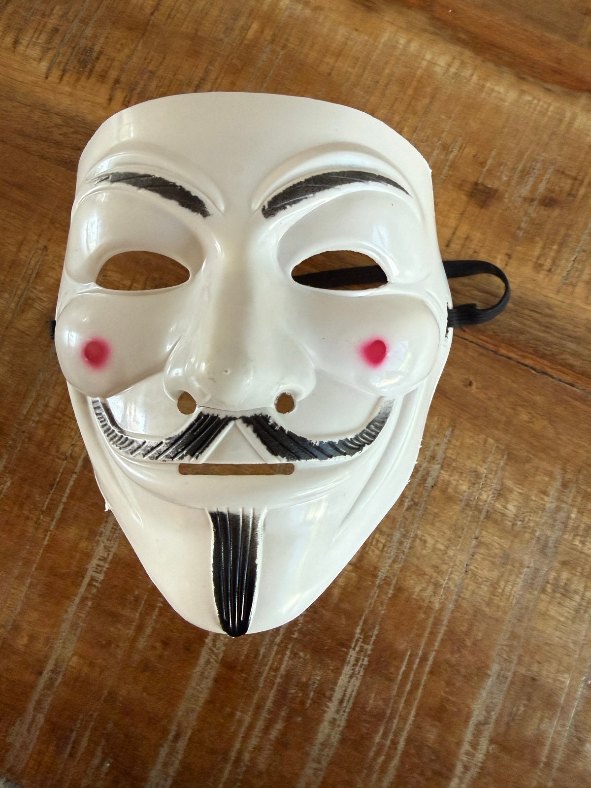 Anonieme Guy Fawkes Masker - V for Vendetta, Ophalen of Verzenden, Gebruikt, Feestartikel, Fantasy