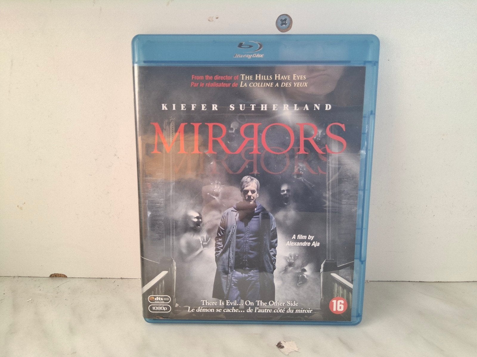 Mirrors Blu-ray - Kiefer Sutherland Horrorfilm, Horror, Gebruikt, Vanaf 16 jaar, Nederlands