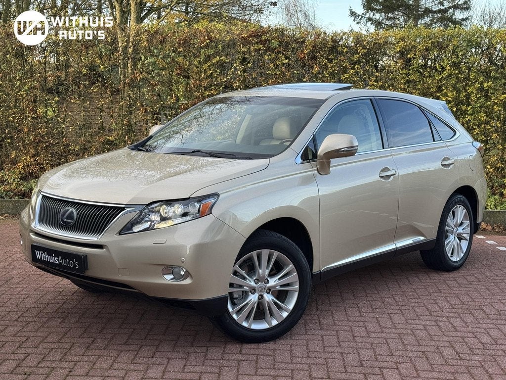 Lexus RX 450h 4WD President YOUNGTIMER AdaptiveCruise Luchtv, Auto's, Automaat, Euro 5, Gebruikt, Beige