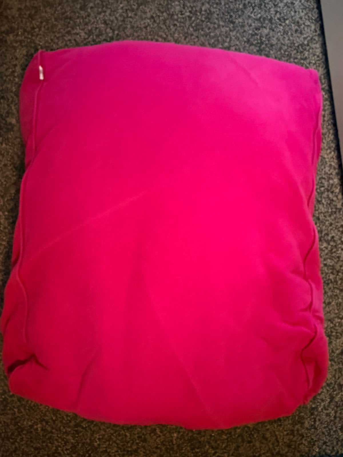 Zitzak fuchsia 100 x 70 cm in goede staat, Huis en Inrichting, Ophalen of Verzenden, Zo goed als nieuw, Roze, Zitzak