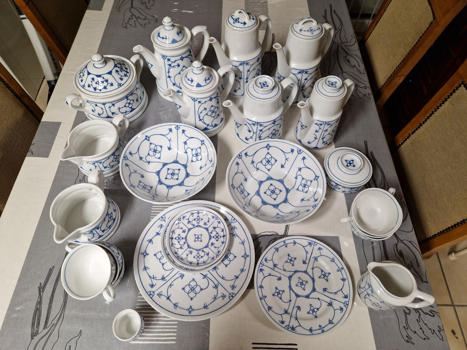 Doos blau saks jaeger winterling, Ophalen