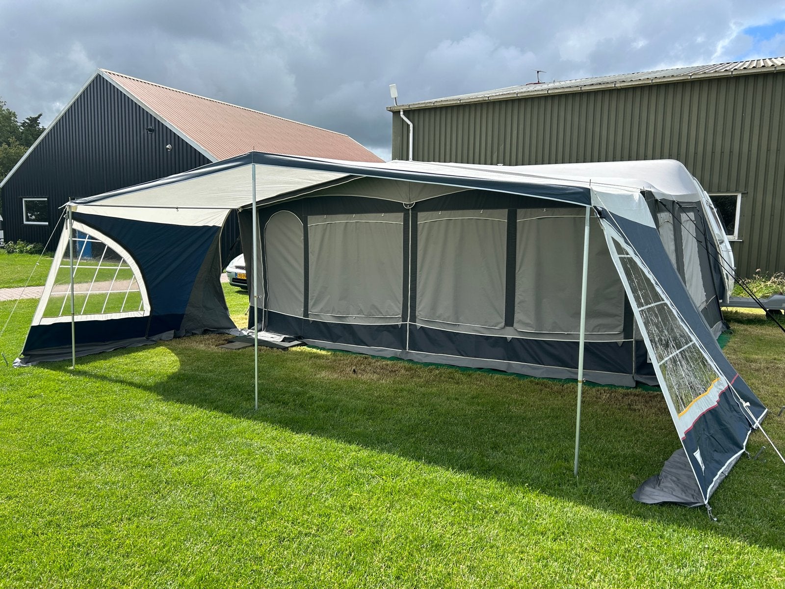Dorema Panorama multicolor luifel omloop 13 950 - 975 cm, Ophalen, Zo goed als nieuw