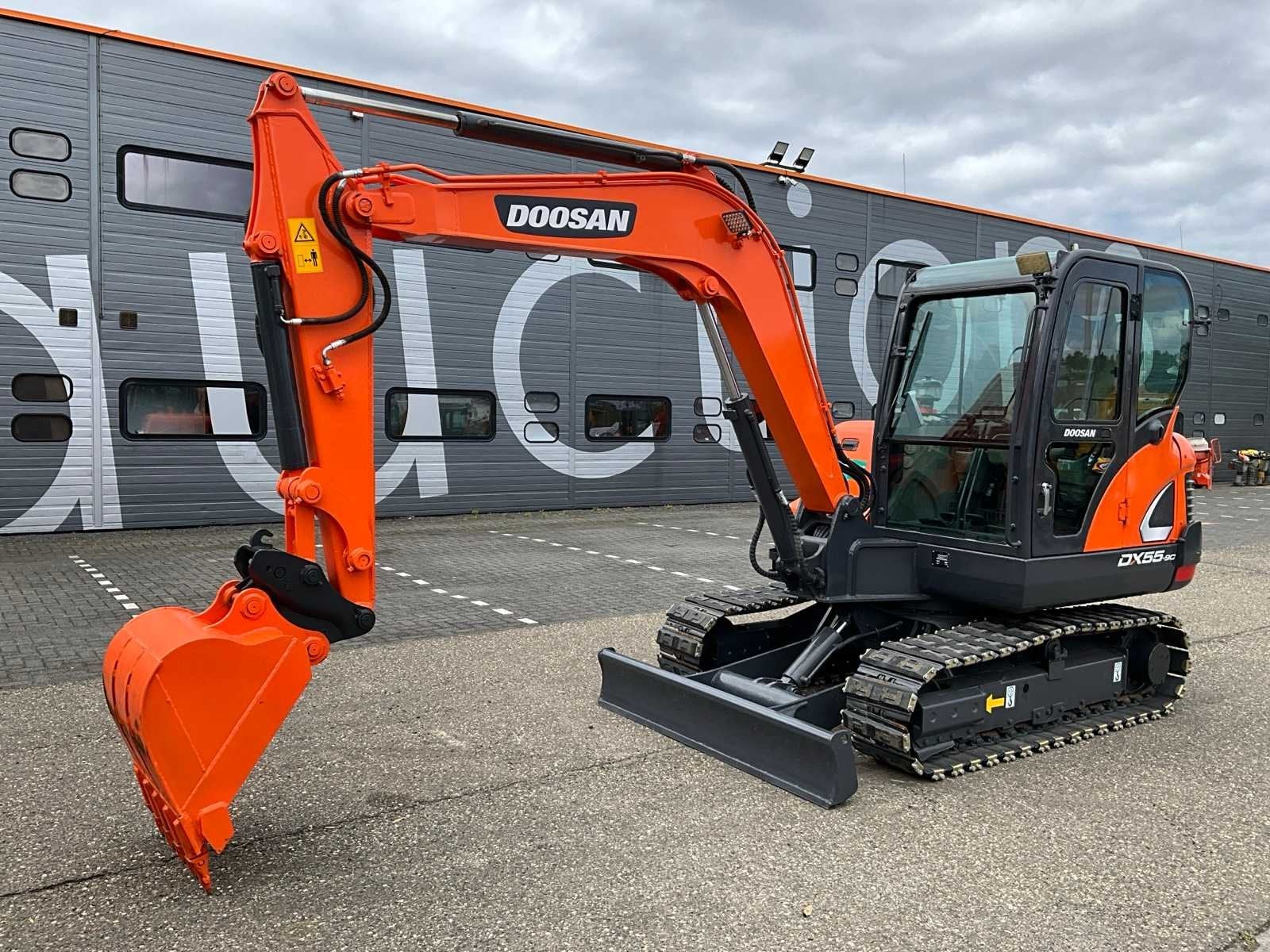 2018 Doosan DX55-9C Midigraafmachine, Graafmachine