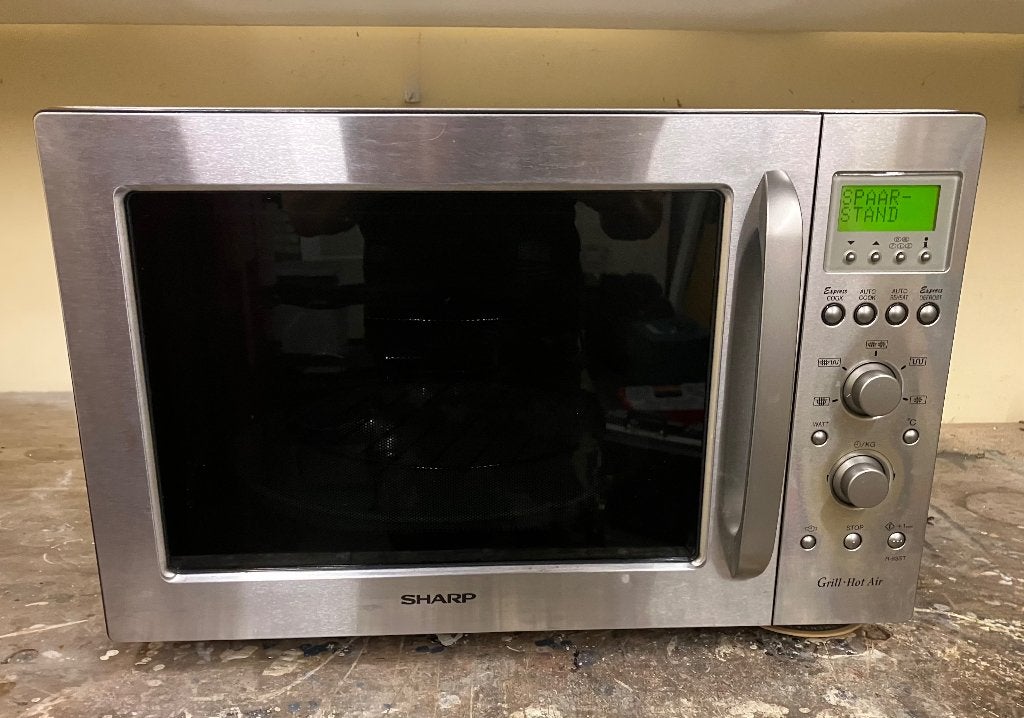 Sharp combimagnetron R - 93ST, Ophalen, Combimagnetron, Gebruikt, Grill