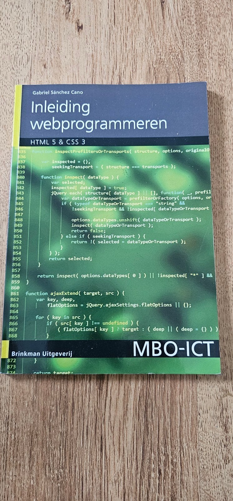 MBO ICT Inleiding webprogrammeren, Ophalen of Verzenden, Zo goed als nieuw, Overige onderwerpen