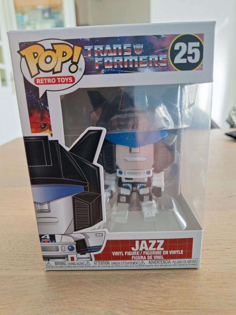 Funko Pop! Retro Toys Transformers Jazz #25, Verzamelen, Transformers, Overige generaties, Ophalen, Zo goed als nieuw, Autobots