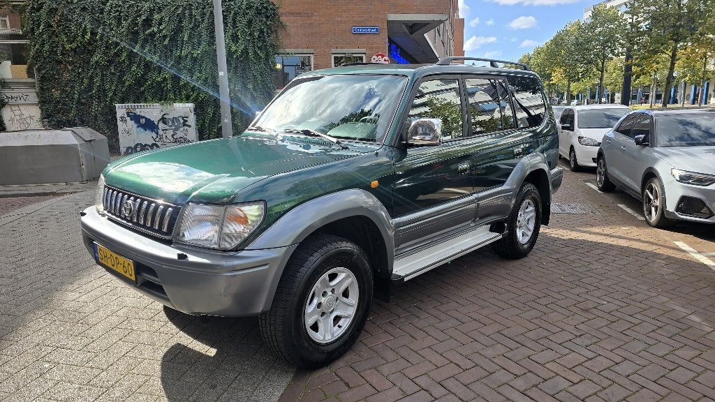 Toyota Landcruiser 3.4 Challenger V6 5D AUT 4WD 1997 Groen, Auto's, Automaat, 2800 kg, Origineel Nederlands, Particulier