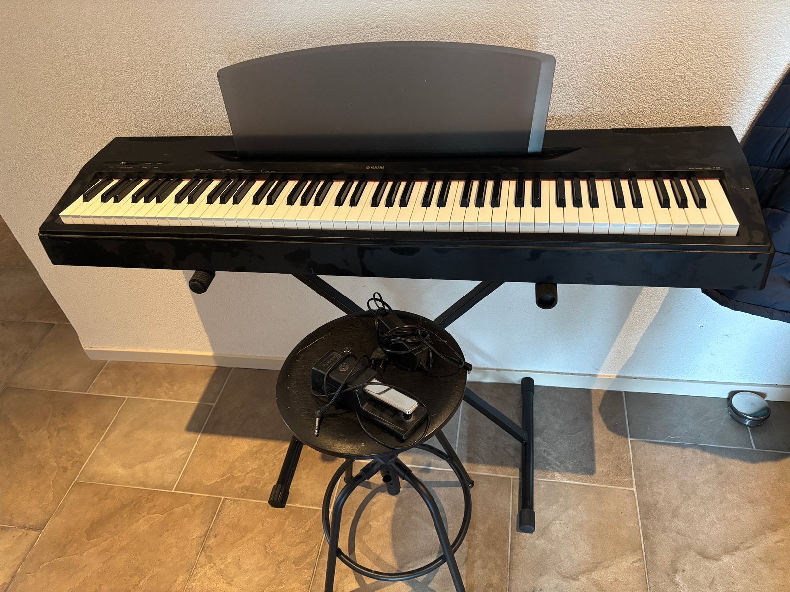 Yamaha electronic piano P-60, Ophalen, Gebruikt, Zwart, Piano