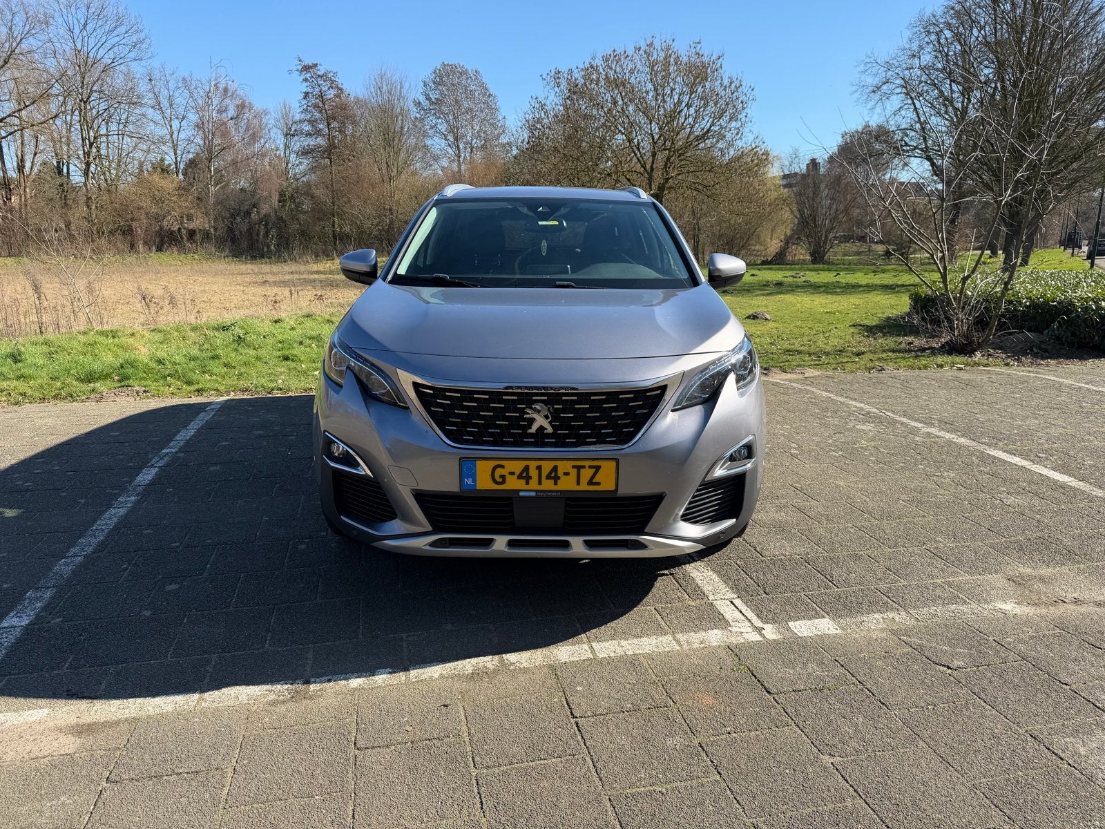 Peugeot 5008 1.6 Bluehdi 120pk S&S Eat6 2017 Grijs, Auto's, Peugeot, 4 cilinders, 23 km/l, Diesel, Particulier