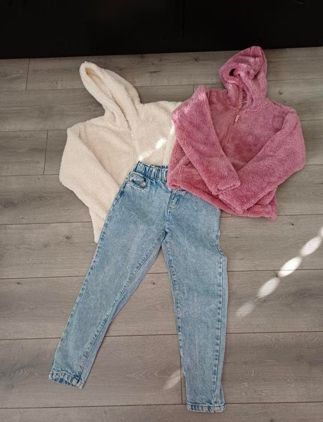 Set kleding 2 truien Zeeman 146/152 broek Wibra 134, Ophalen of Verzenden, Zo goed als nieuw, Meisje