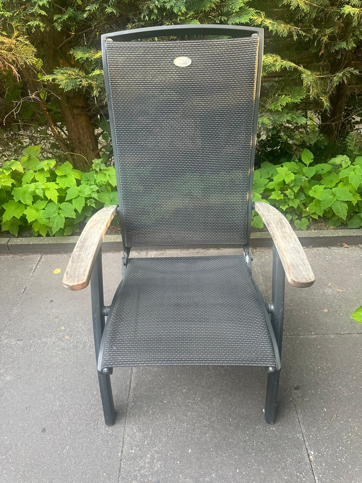 Hartman  4 verstelbare tuinstoelen met kussens, Tuin en Terras, Ophalen, Gebruikt, Aluminium, Verstelbaar