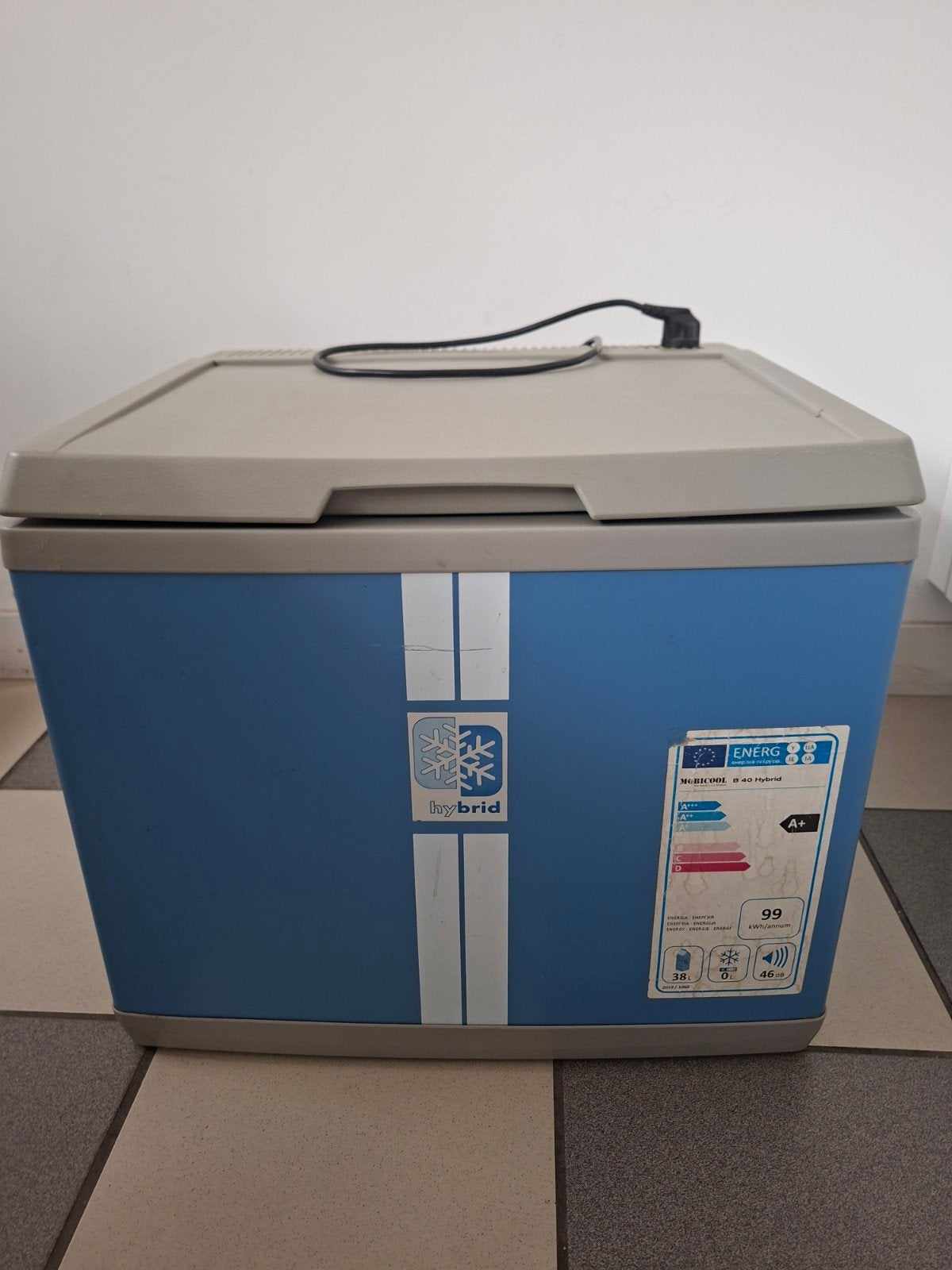 Mobicool B40 Koel-/Vriesbox 12V/230V, Caravans en Kamperen, Koelboxen, Ophalen, Gebruikt, Koelbox, Compressor