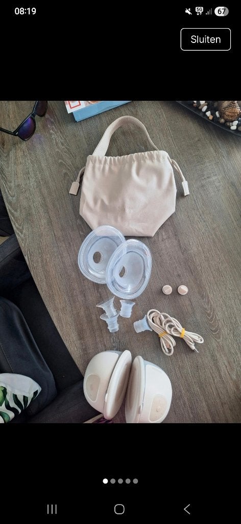 Borstkolf, Kinderen en Baby's, Babyvoeding en Toebehoren, Ophalen of Verzenden, Zo goed als nieuw, Borstkolf