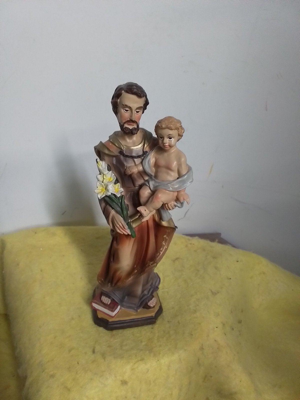 15259) mooi beeld JOZEF MET KIND  hoog  20cm, Ophalen of Verzenden