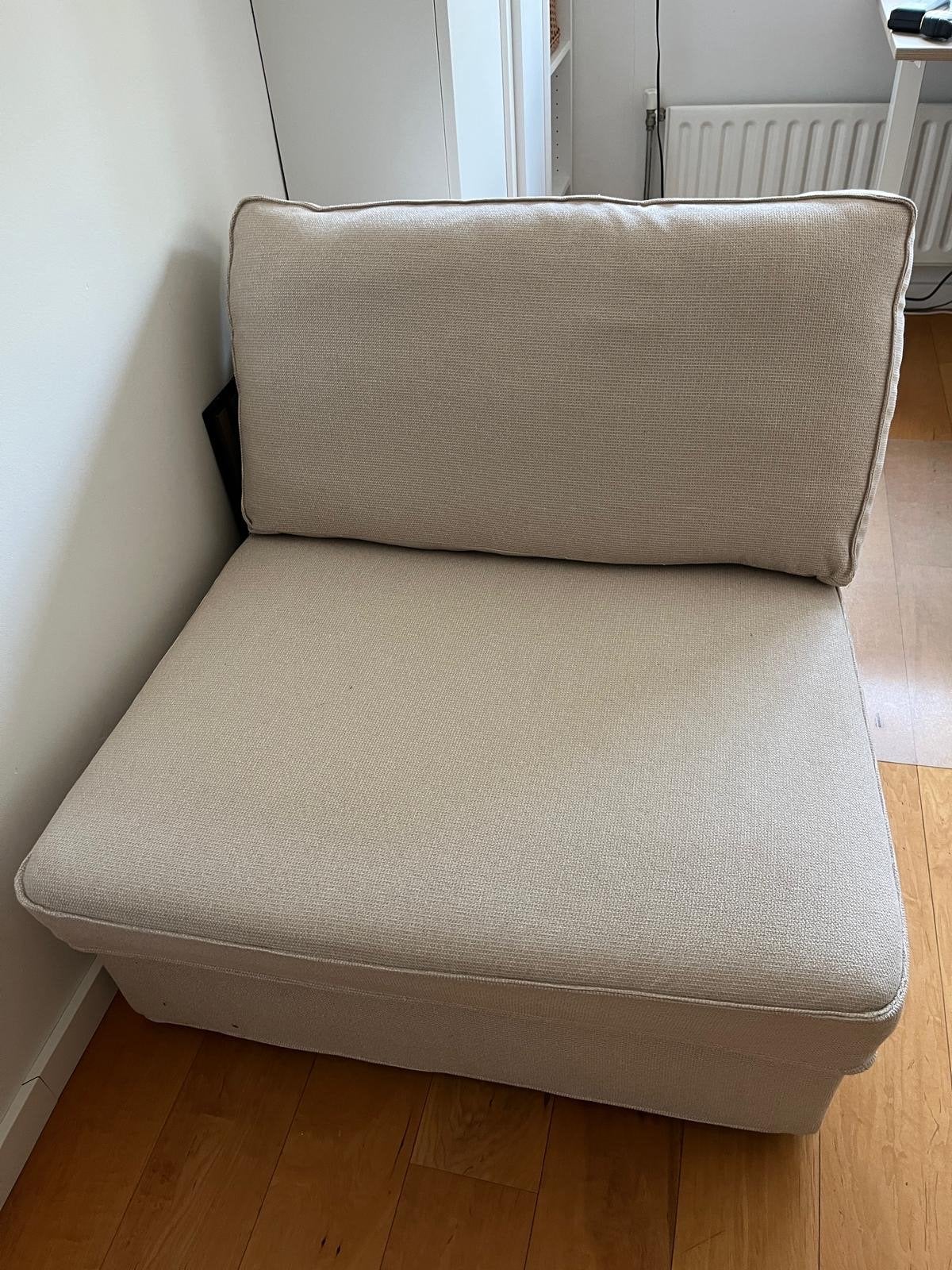 IKEA Kivik gunnared beige, Huis en Inrichting, Slaapkamer | Slaapbanken, Ophalen, Eenpersoons, Beige, Zo goed als nieuw