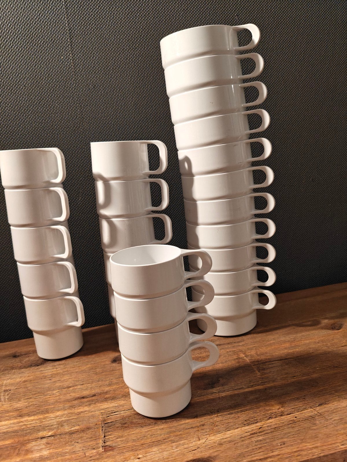 Coppia camping servies: soepkommen, kopjes, kleine kopjes, Ophalen of Verzenden, Gebruikt