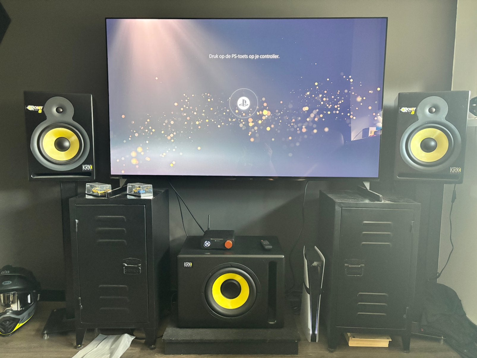 KRK Rokit 8 + KRK S10.4 Subwoofer, Ophalen, Zo goed als nieuw, Overige merken