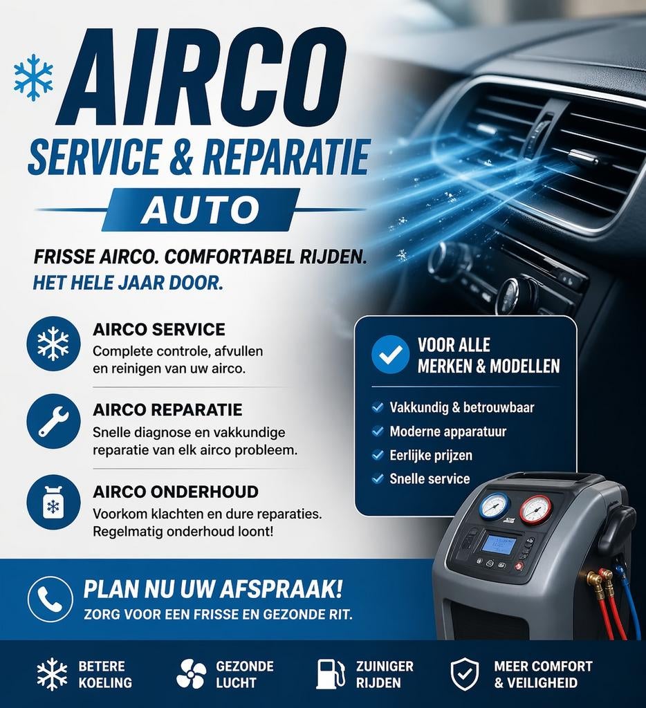 Airco service en reparatie, Diensten en Vakmensen, Auto en Motor | Monteurs en Garages