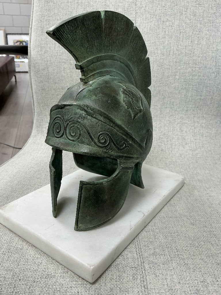 Oud-Griekse helm, museumreplica, reproductie, Antiek en Kunst, Ophalen