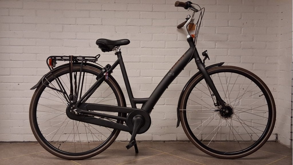 Gaint Chill 28 inch 48cm 3v Mat Zwart Damesfiets, (Extra) lage instap, 47 tot 50 cm, Niet ingevuld, Giant