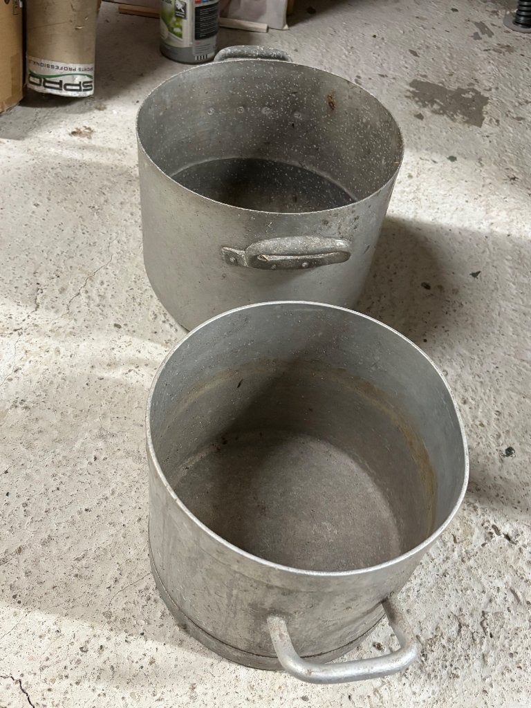 2 grote aas kook potten karper, Watersport en Boten, Ophalen, Gebruikt, Overige typen