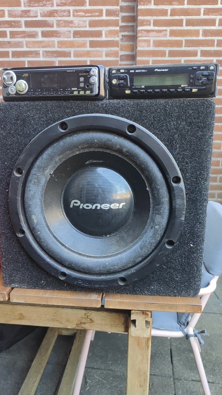 Pioneer Subwoofer, Versterker, Speakers & 2 Autoradio's, Ophalen