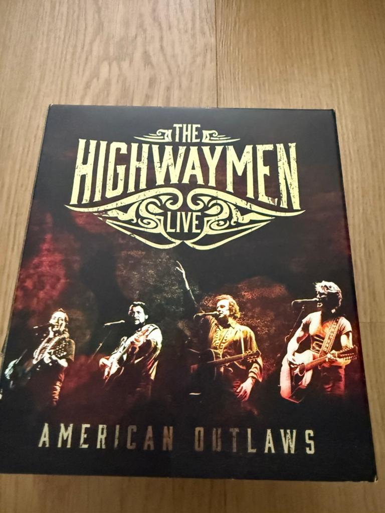 3 cd met blu ray box Jennings Willie Nelson Johnny Cash Kris, Ophalen of Verzenden, Zo goed als nieuw