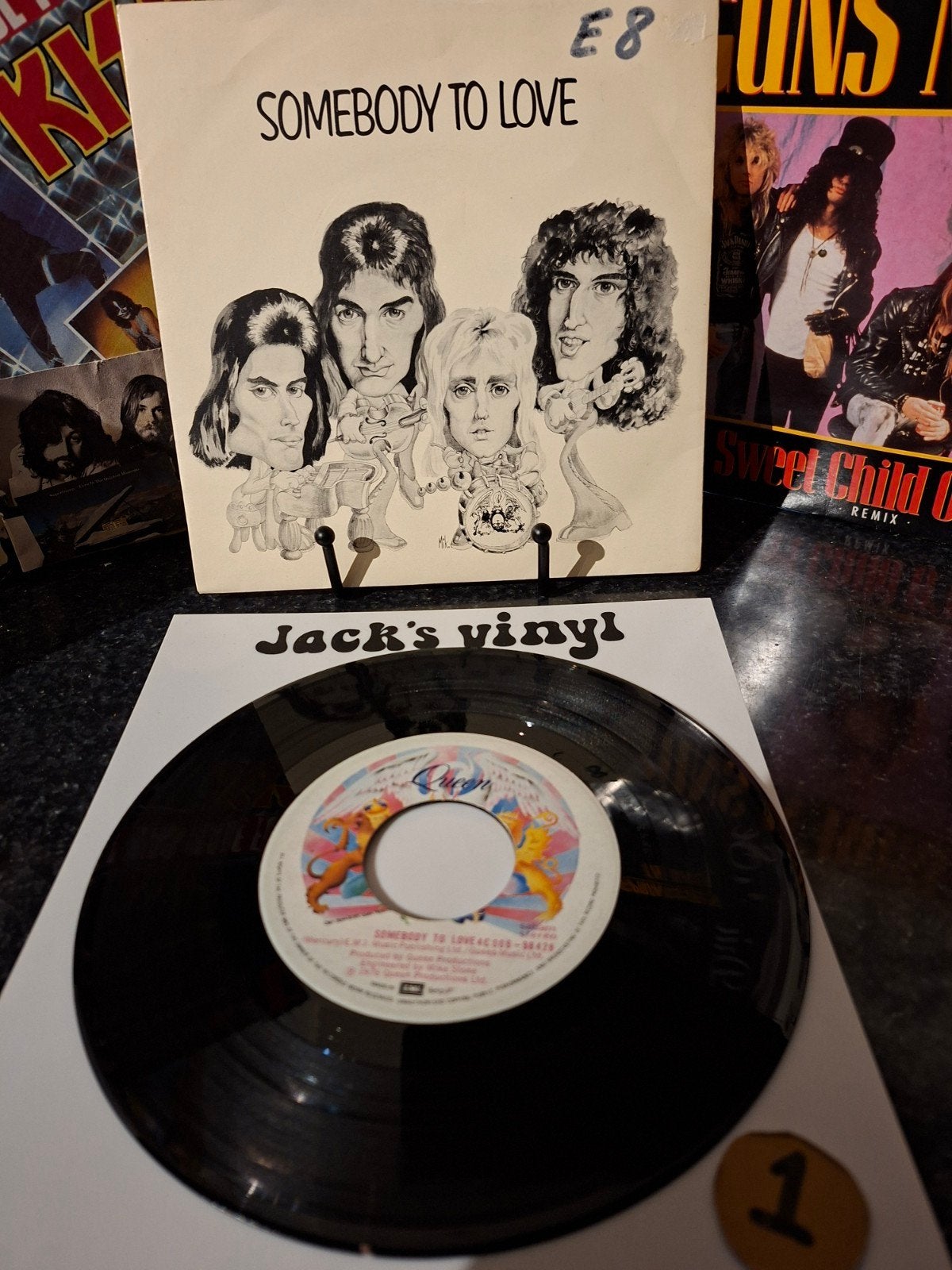 Queen - Somebody to Love (7 inch vinyl single)1976/1, Gebruikt, 7 inch, Ophalen of Verzenden, Fotohoes