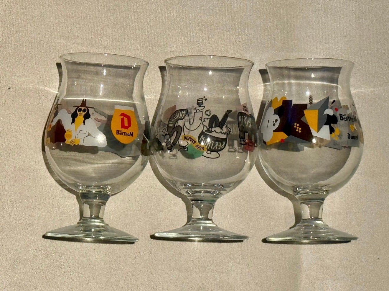 Duvel - Les Berthom, Verzamelen, Ophalen of Verzenden, Nieuw, Glas of Glazen, Duvel