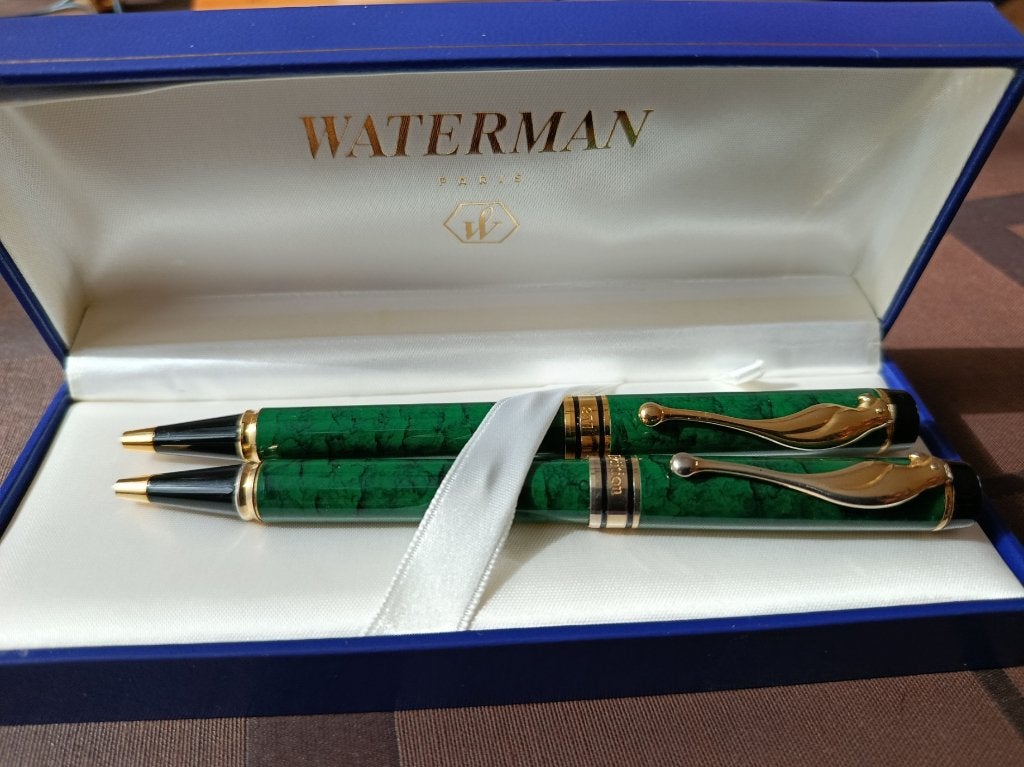 waterman Phileas pennen set, Verzamelen, Pennenverzamelingen, Ophalen of Verzenden, Zo goed als nieuw, Balpen, Overige merken
