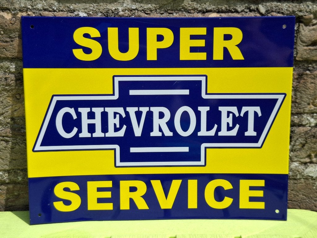 reclamebord Chevrolet (nieuw in verpakking), Ophalen of Verzenden, Nieuw, Auto's