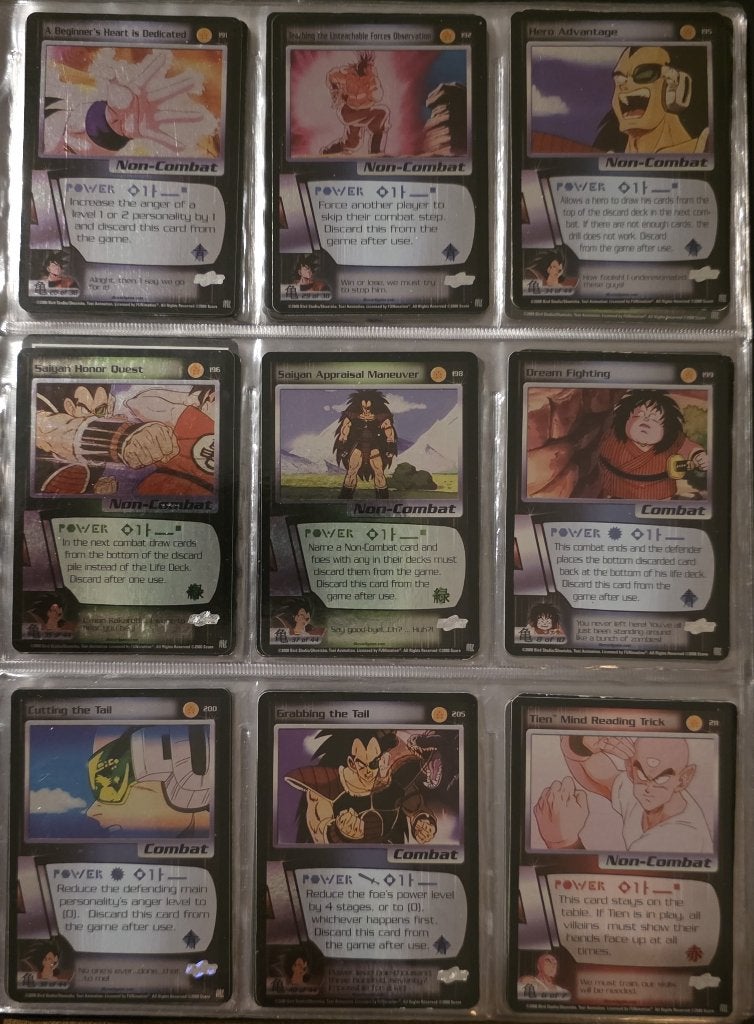 Div. DBZ kaarten (EX/NM), €2,50 p/s, Ophalen of Verzenden, Zo goed als nieuw, Meerdere kaarten, Foil