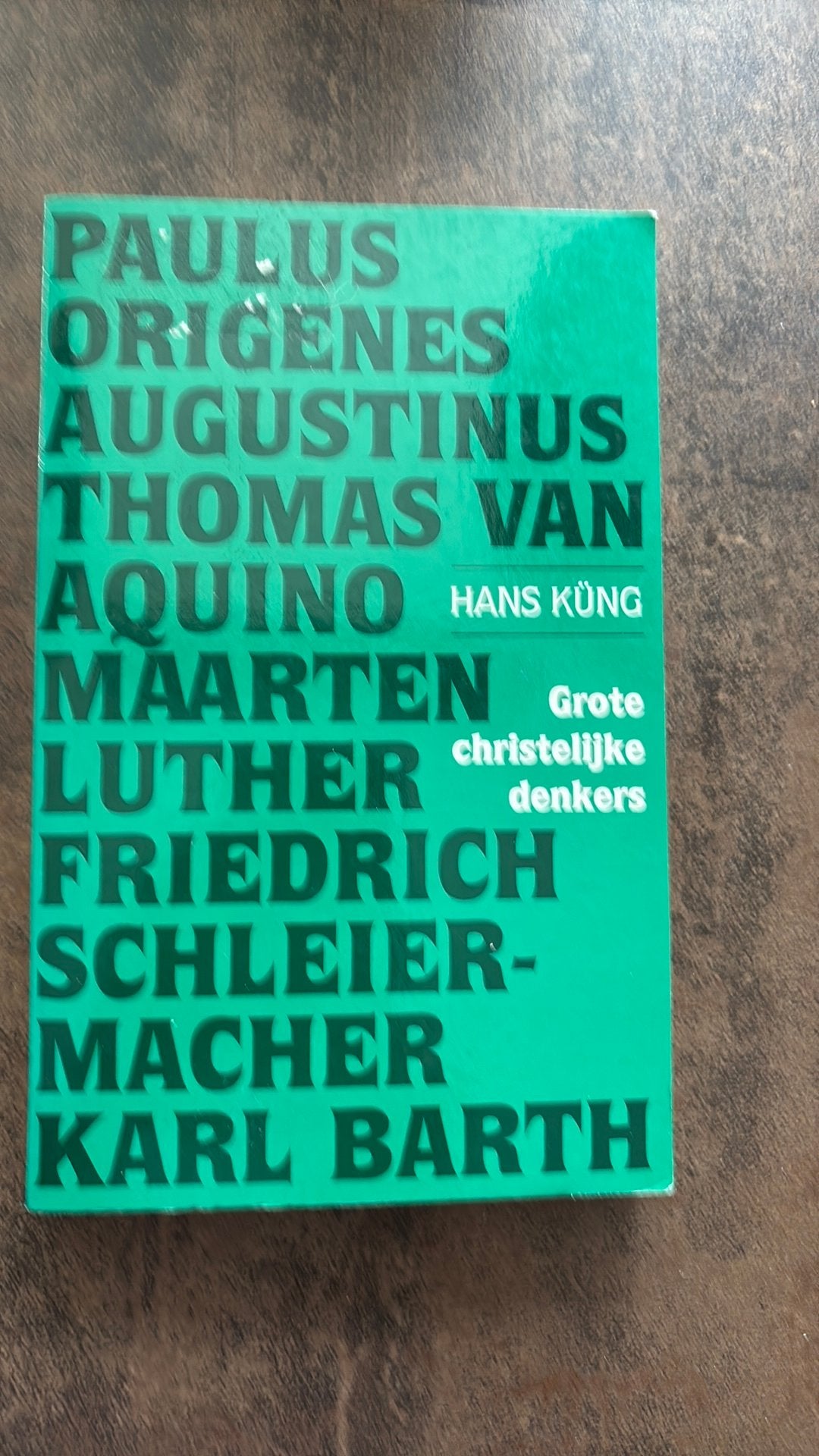 Hans Kung - Grote christelijke denkers, Boeken, Ophalen of Verzenden, Zo goed als nieuw, Hans Kung