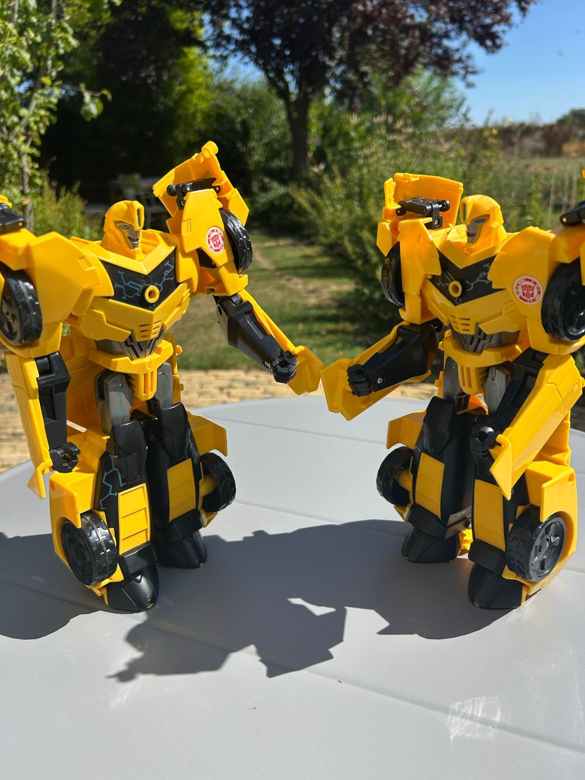 2x Transformers Bumblebee actiefiguren - Geel, Ophalen, Zo goed als nieuw